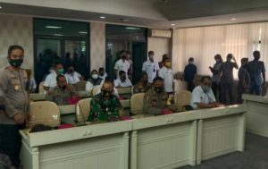Ketua DPRD Lampung Terima Perwakilan Perserta Unras Tolak Omnibus Law