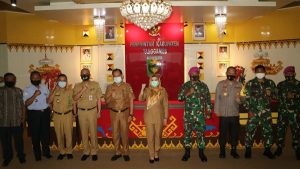 Kunjungan Kerja Komandan Brigif 4 Marinir Lampung ke Tanggamus