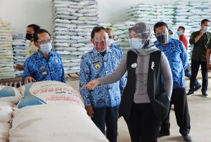 Ketua Tim Pengawas Pupuk Pestisida Lampung Lakukan Monitoring