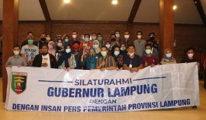 Silaturahmi dan Ramah Tamah Insan Pers dengan Pemprov Lampung