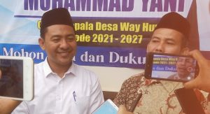 Muhammad Yani Menangi Telak Pilkades Way Huwi Lamsel Periode 2021-2027